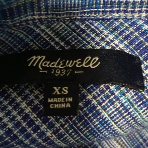 Madewell Ex Boyfriend Button Down Poplin Shirt - Picture 7 of 8